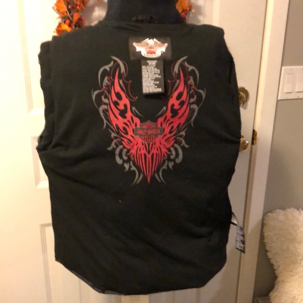 Harley Davidson puffer vest